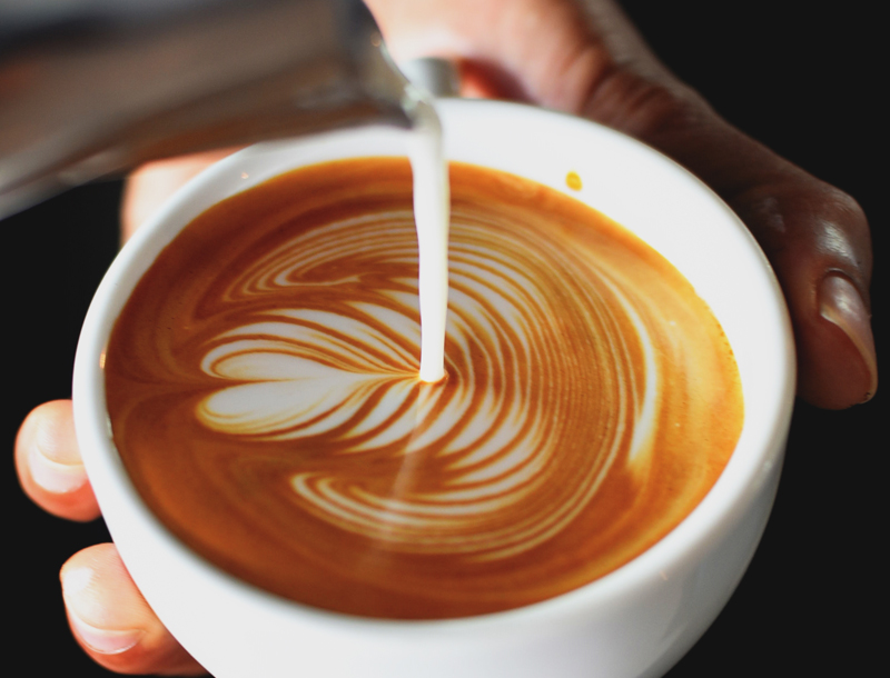 Latte Art Rosetta